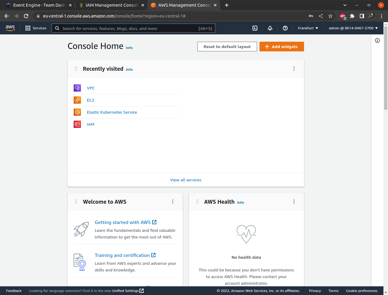 Clouds Amazon (AWS) - Kubernetes Setup (AWS)