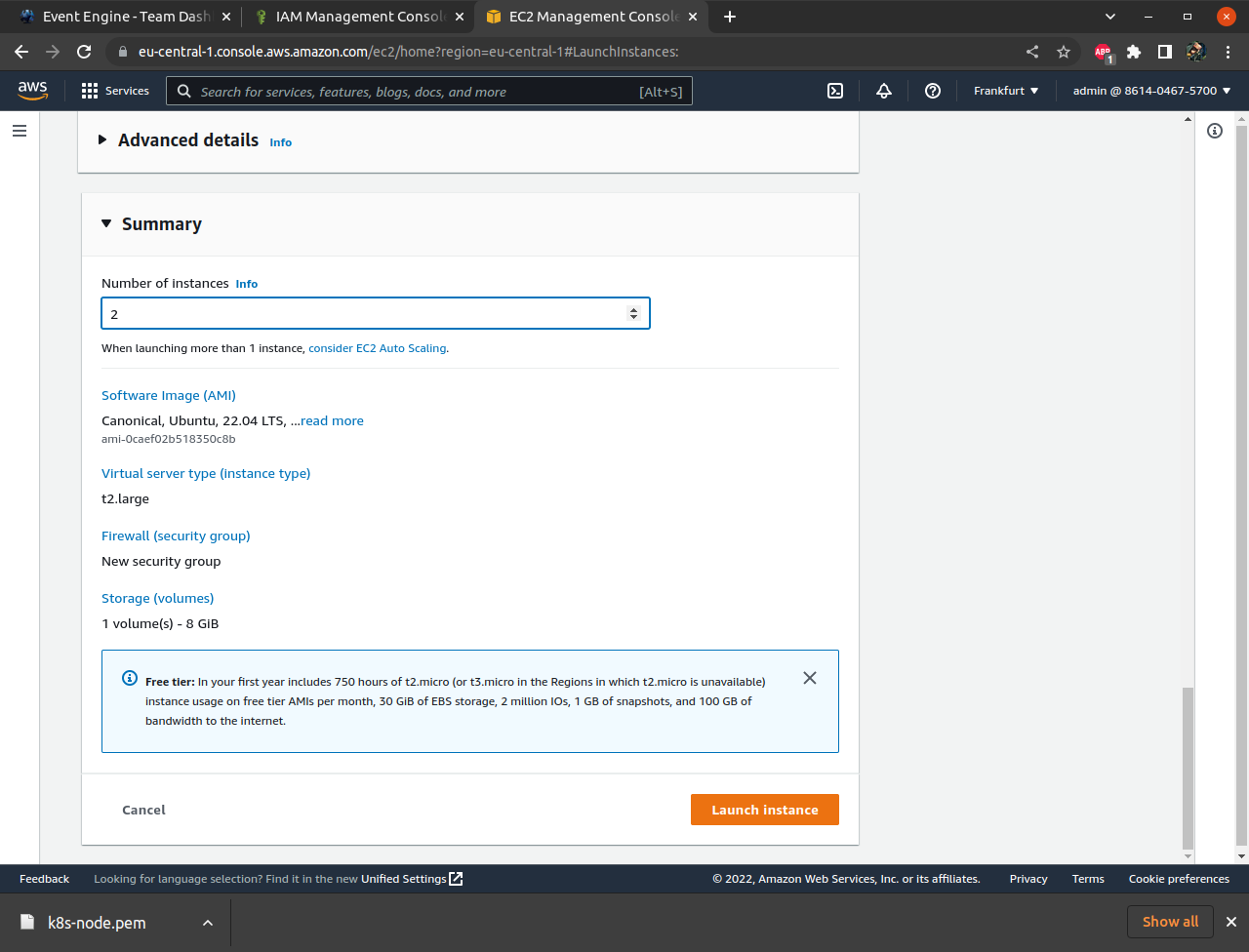 Clouds Amazon (AWS) - Kubernetes Setup (AWS)