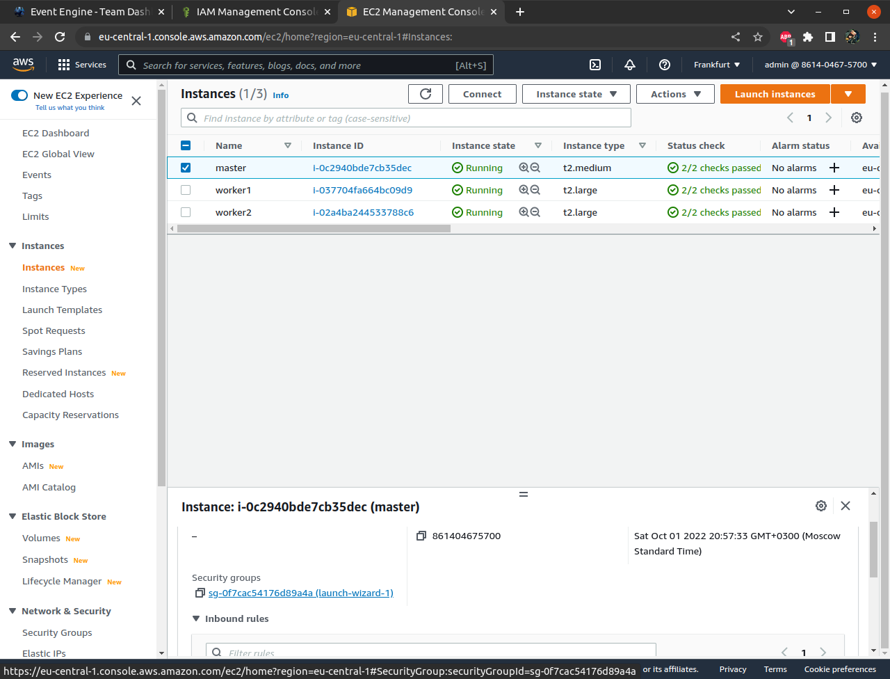 Clouds Amazon (AWS) - Kubernetes Setup (AWS)