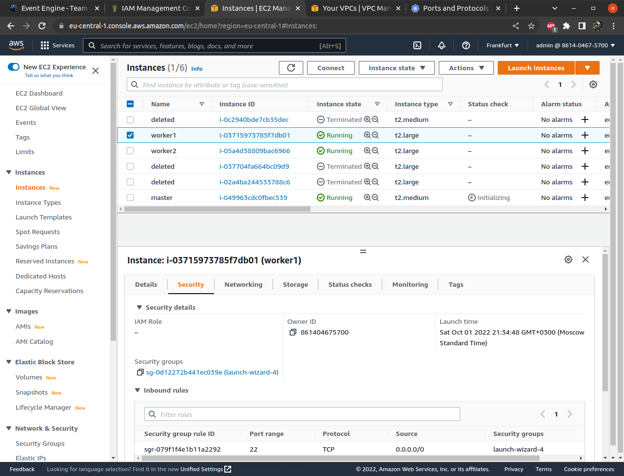 Clouds Amazon (AWS) - Kubernetes Setup (AWS)
