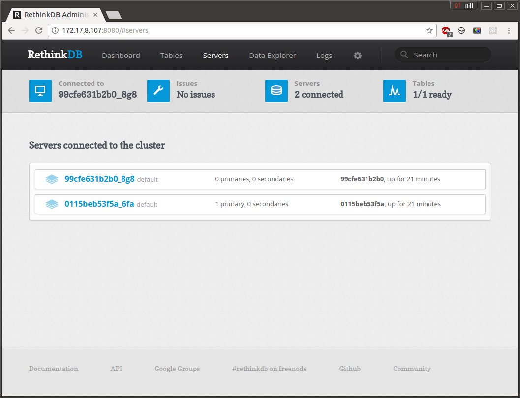 coreos cluster example