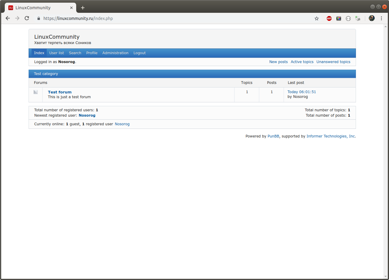 lamp server inside docker